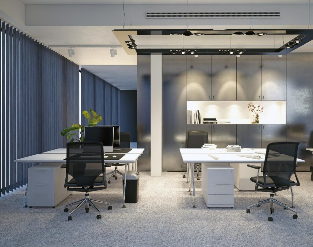 Professional office cleaning services in Willard, UT maintaining a clean office interior