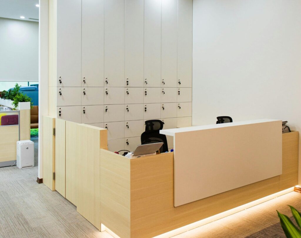 Professional medical office cleaning services in Logan, UT maintaining a clean exam room