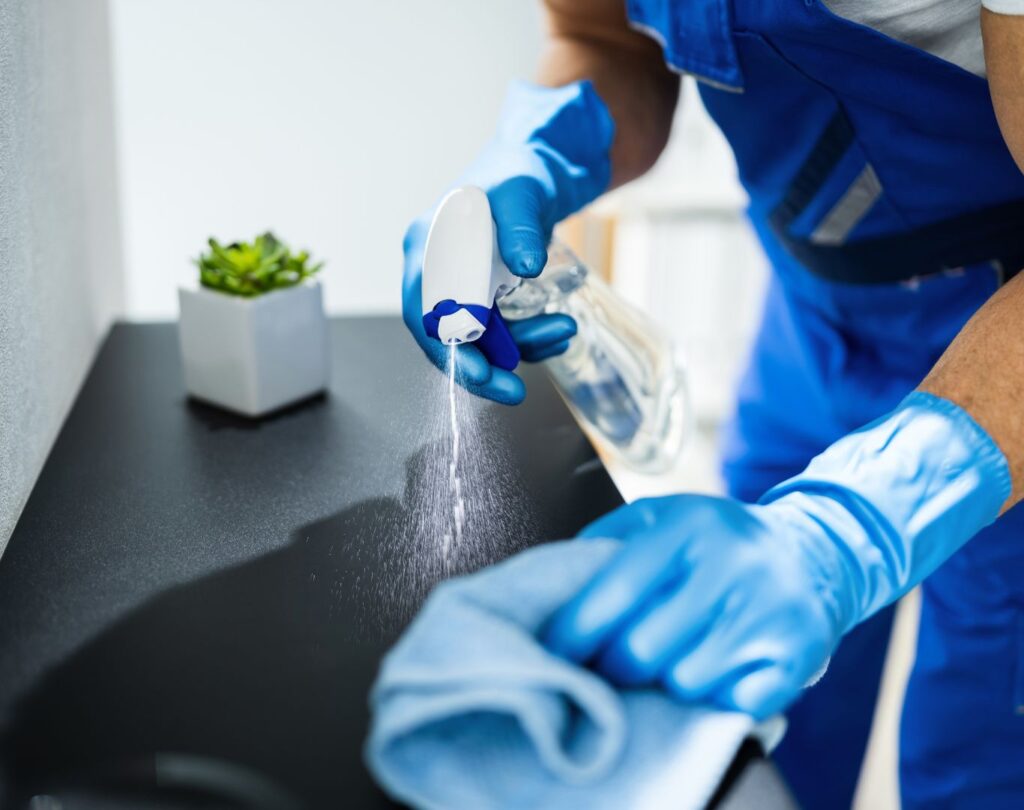 Professional medical office cleaning services in Providence, UT maintaining a clean patient room