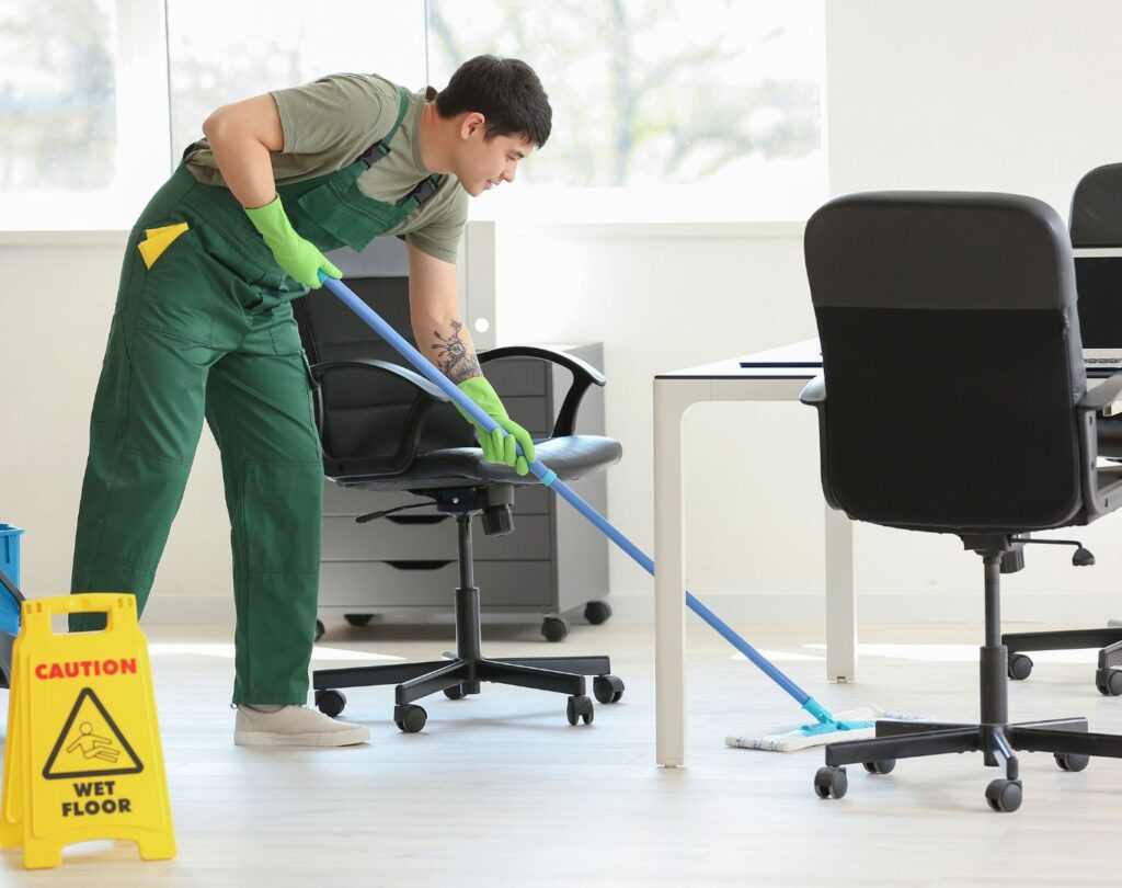 Professional medical office cleaning services in Smithfield, UT maintaining a clean patient room